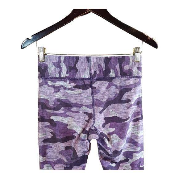 Terez Hi-Shine Hi-rise Purple Camo 7/8 Compression Leggings Workout Women's S - Picture 5 of 6